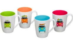 Juego De 4 Tazas Camper Smiles 350 Ml