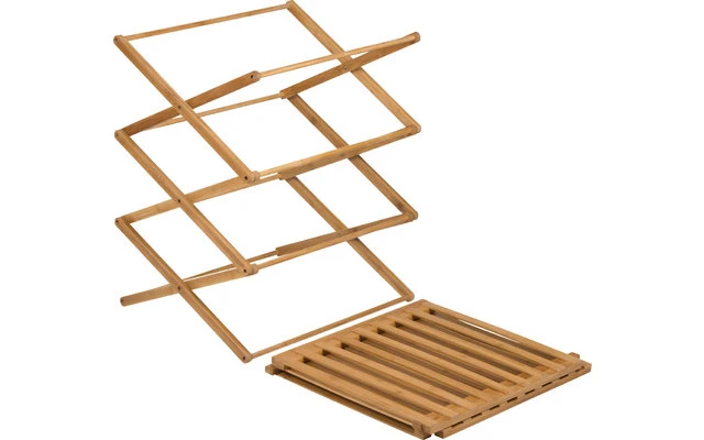 Bo-Camp Urban Outdoor Fitzroy Bambus Faltschrank 4 Fächer - Imagen 2