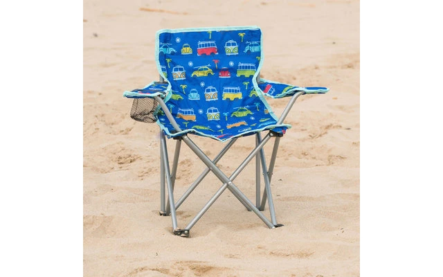 Silla De Camping Para Niños VW Collection T1 Bulli Azul - Imagen 3