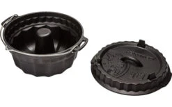 Petromax GF1 Molde De Hierro Fundido Para Tartas Con Tapa Para Tartas De 3 Litros