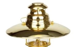 Pantalla Reflectora Petromax Chapada En Oro Para La Lámpara Petromax HK350/HK500