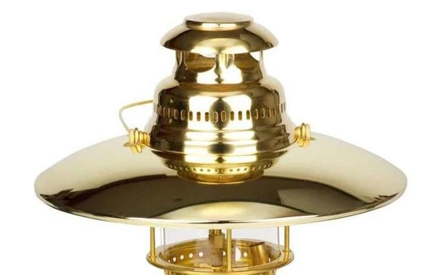 Pantalla Reflectora Petromax Chapada En Oro Para La Lámpara Petromax HK350/HK500