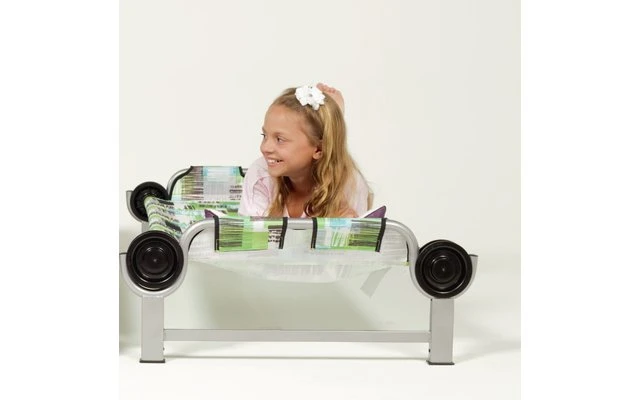 Disc-O-Bed Kid-O-Bed Con Marco Recto, Sin Bolsillo Lateral, Rojo - Imagen 7