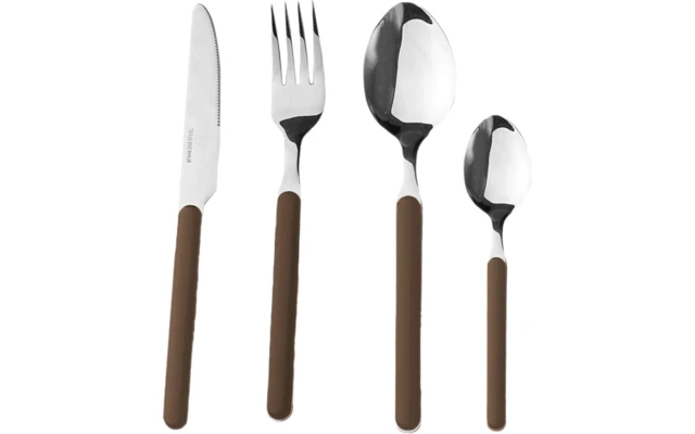 Juego De Cubiertos Brunner Delice 16 Piezas Rosa - Imagen 3