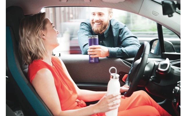 Taza De Acero Inoxidable Aislante Aladdin Chilled Thermavac De 0,55 Litros Snow White - Imagen 6