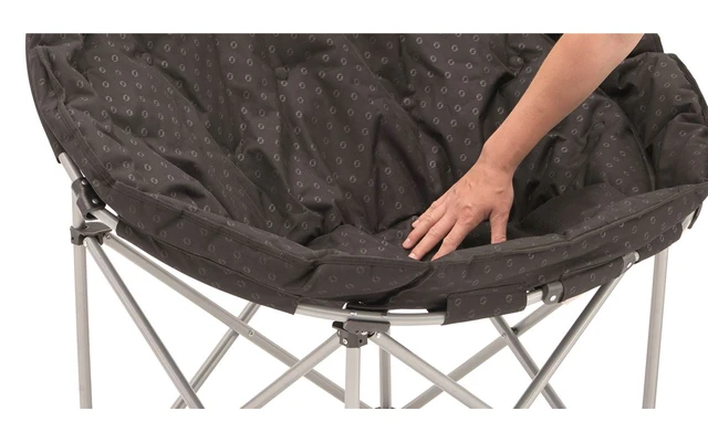 Outwell Casilda Silla De Camping Negra Plegable 76 X 49 X 73 Cm